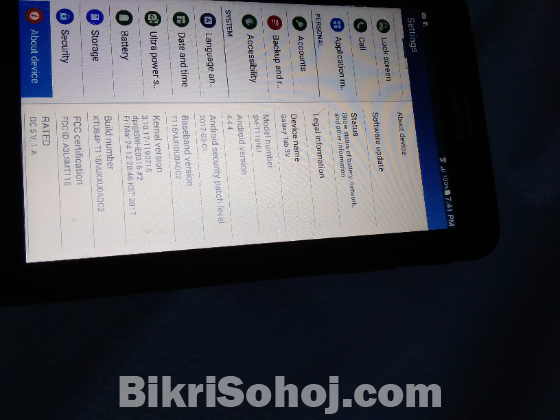 Samsung galaxy tab
